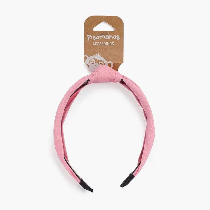 Pisamonas Hair Accessories>Wide Linen Knot Headband