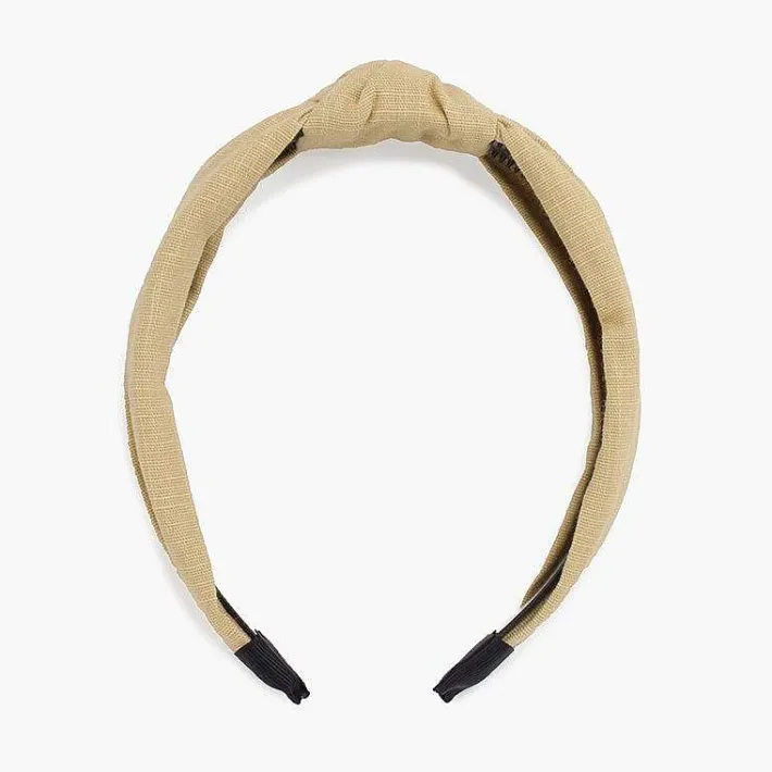 Pisamonas Hair Accessories>Wide Linen Knot Headband