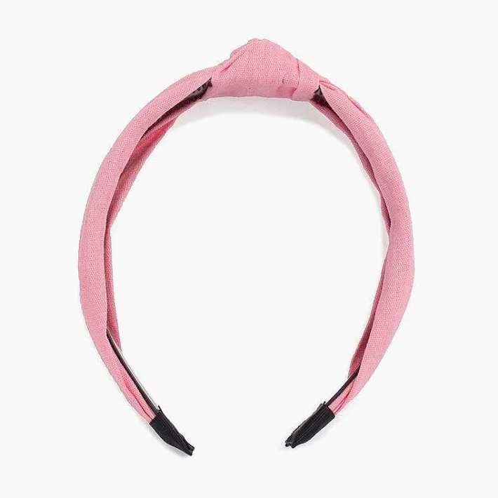 Pisamonas Hair Accessories>Wide Linen Knot Headband