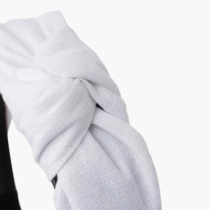 Pisamonas Hair Accessories>Wide Linen Knot Headband
