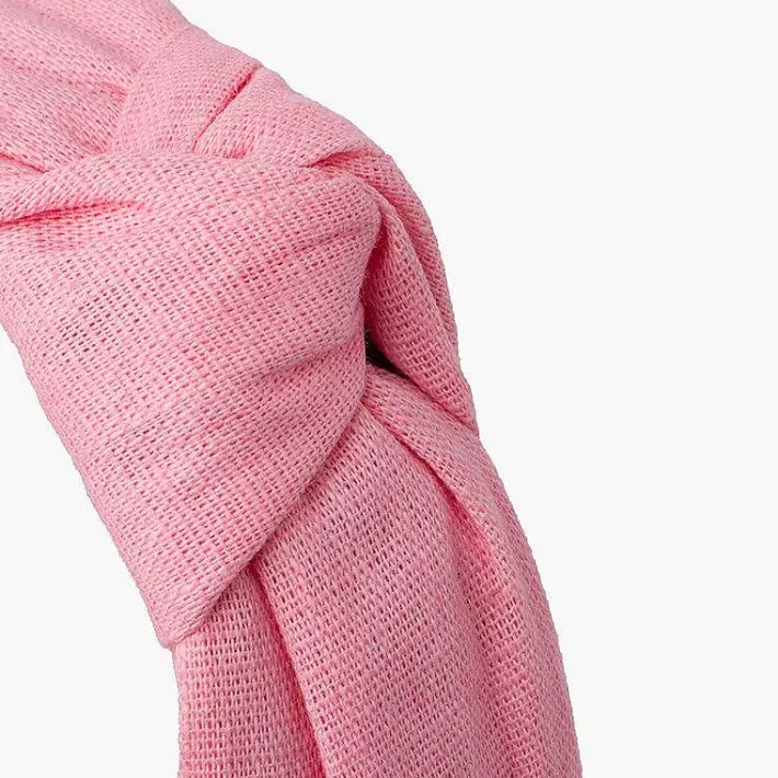 Pisamonas Hair Accessories>Wide Linen Knot Headband