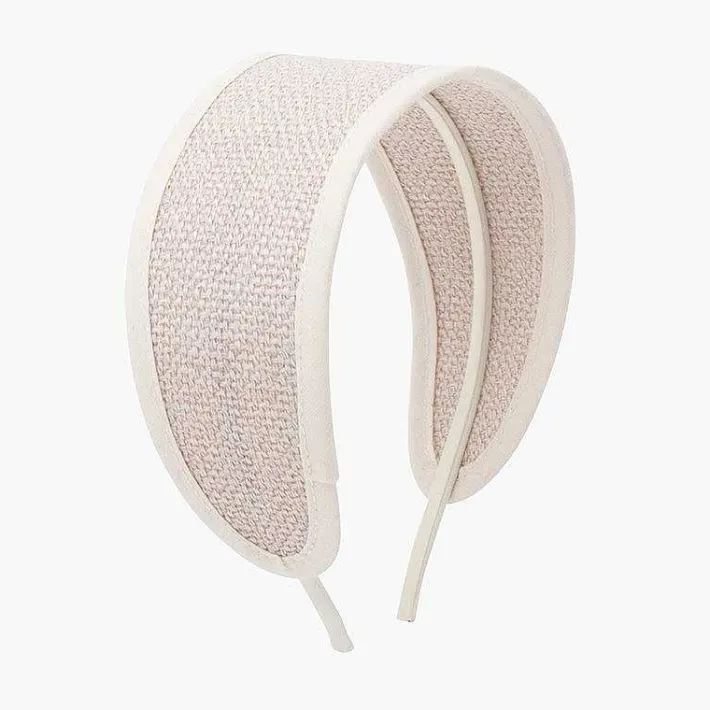 Pisamonas Hair Accessories>Wide Raffia Bonnet Headband