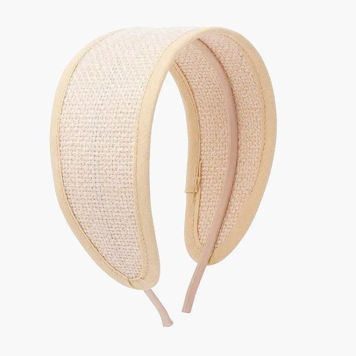 Pisamonas Hair Accessories>Wide Raffia Bonnet Headband