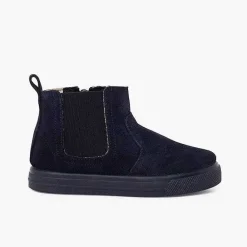 Pisamonas Boots>Wide Sole Boots With Zip And Elastic For Kids