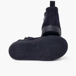 Pisamonas Boots>Wide Sole Boots With Zip And Elastic For Kids