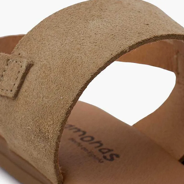 Pisamonas Sandals>Wide Straps Suede Sandals