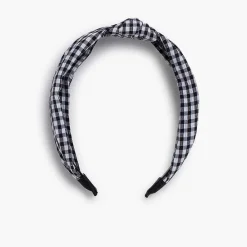 Pisamonas Hair Accessories>Wide Vichy Knot Headband Colour Black