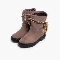Pisamonas Boots>Winter Boho-Style Boots For Girls