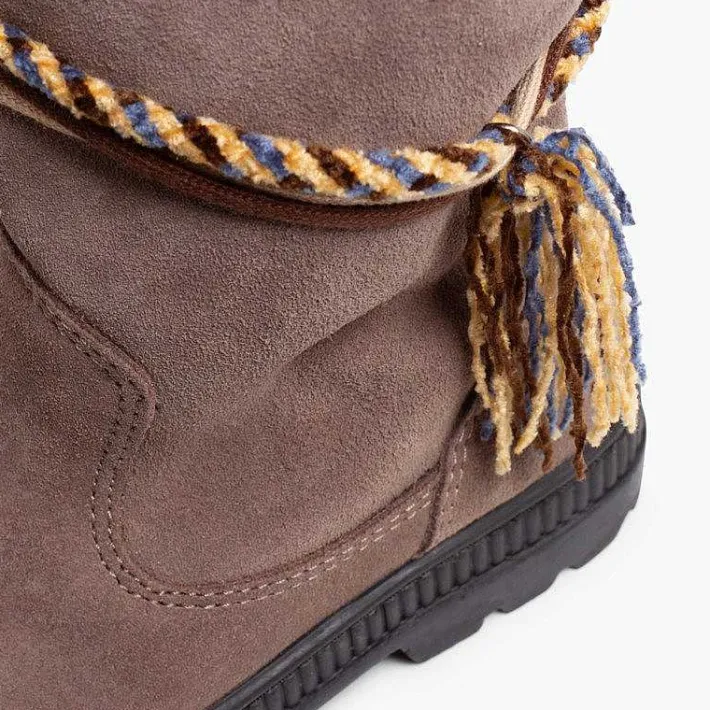 Pisamonas Boots>Winter Boho-Style Boots For Girls