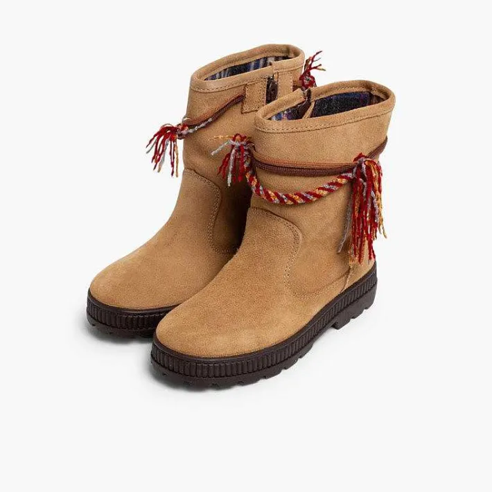 Pisamonas Boots>Winter Boho-Style Boots For Girls