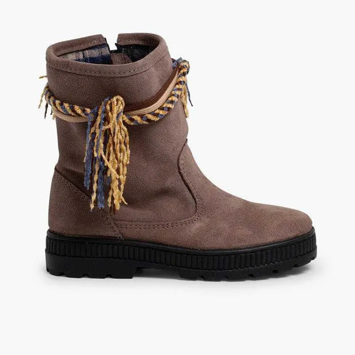 Pisamonas Boots>Winter Boho-Style Boots For Girls