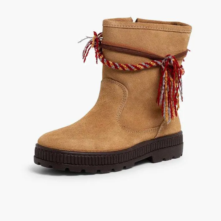 Pisamonas Boots>Winter Boho-Style Boots For Girls
