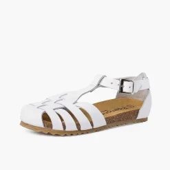 Pisamonas Sandals>Woman And Children Leather Sandals With Bio Sole