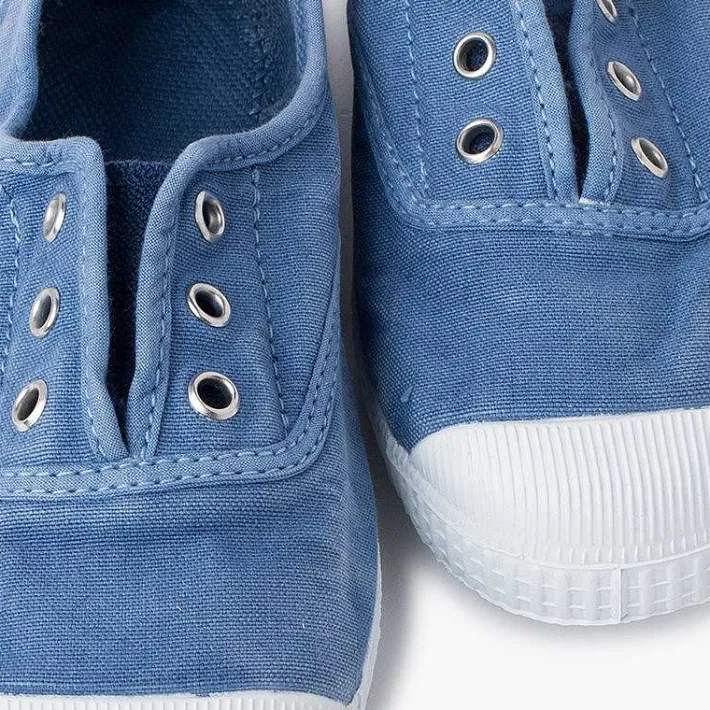 Pisamonas Trainers>Worn Effect Canvas Trainers Without Laces