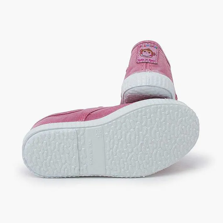 Pisamonas Trainers>Worn Effect Canvas Trainers Without Laces