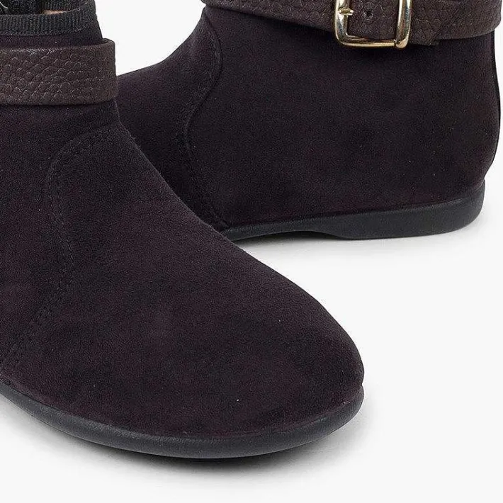Pisamonas Boots>Zip Buckle Ankle Boots