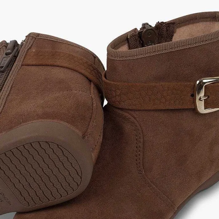 Pisamonas Boots>Zip Buckle Ankle Boots
