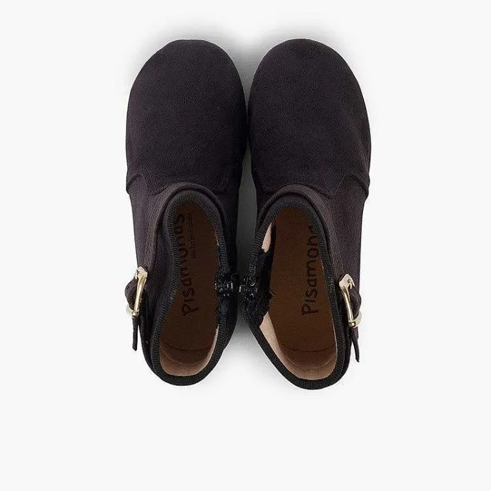 Pisamonas Boots>Zip Buckle Ankle Boots