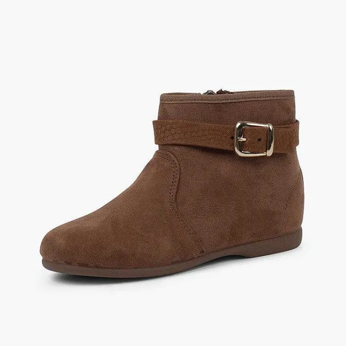 Pisamonas Boots>Zip Buckle Ankle Boots