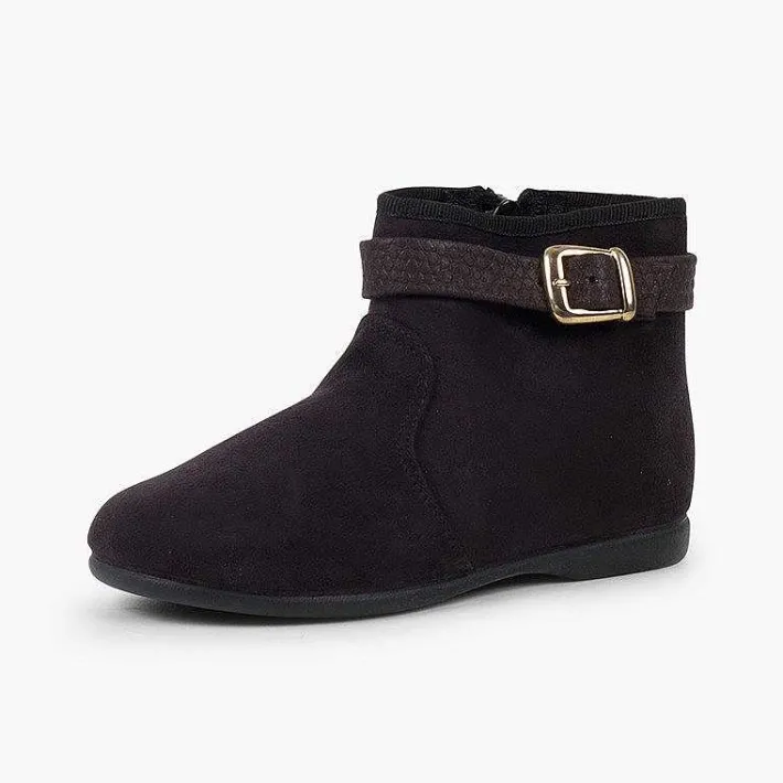 Pisamonas Boots>Zip Buckle Ankle Boots