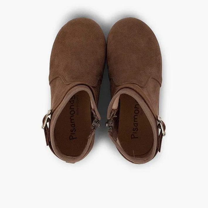 Pisamonas Boots>Zip Buckle Ankle Boots